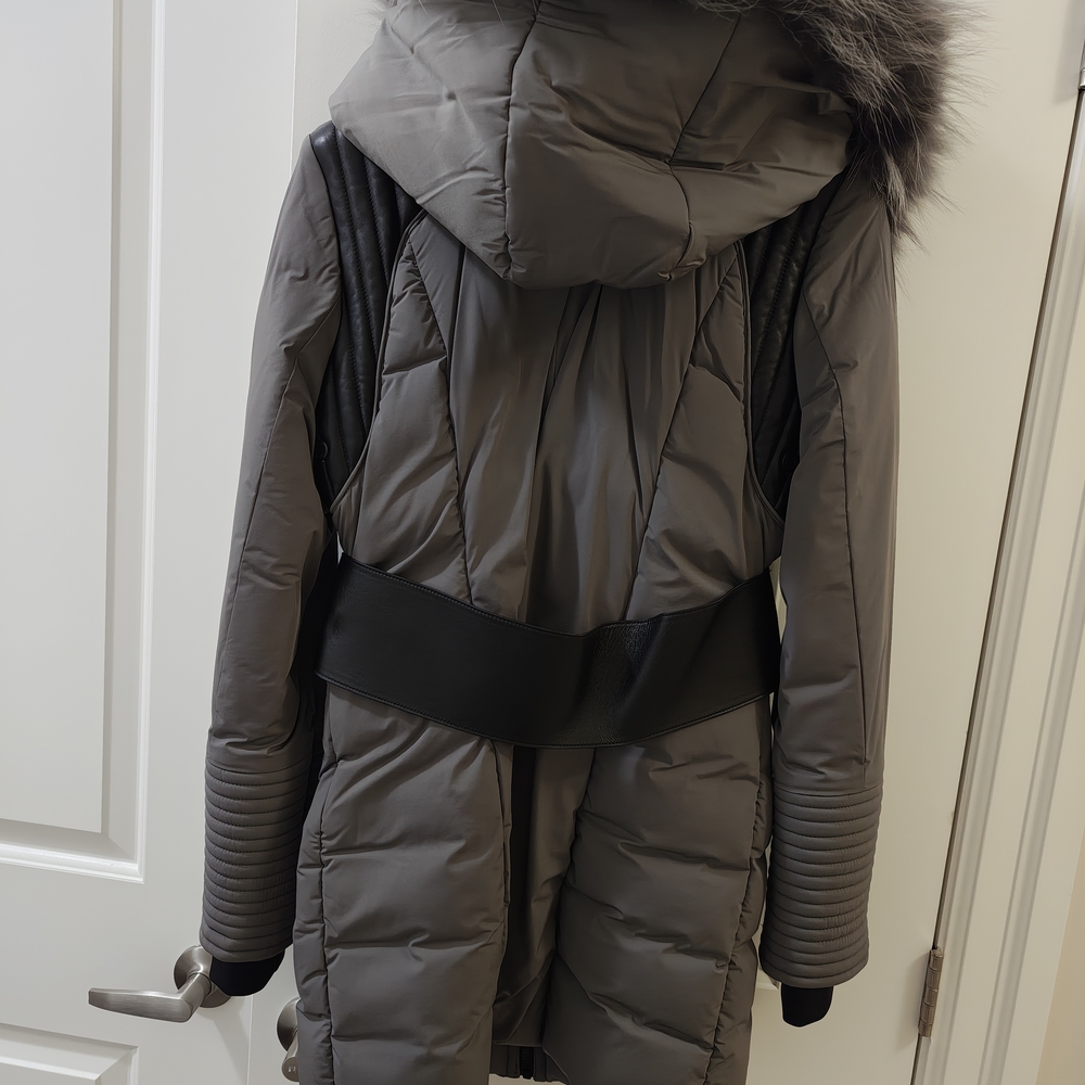 Rudsak Women's Gray Fur-Trimmed Jacket - Picture 2 of 9